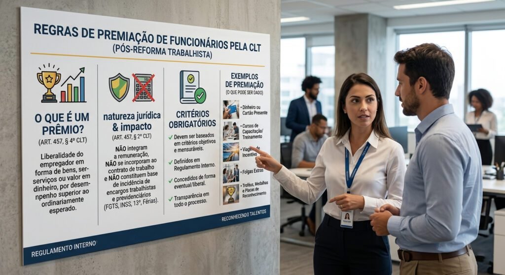 regras para premiação de funcionários