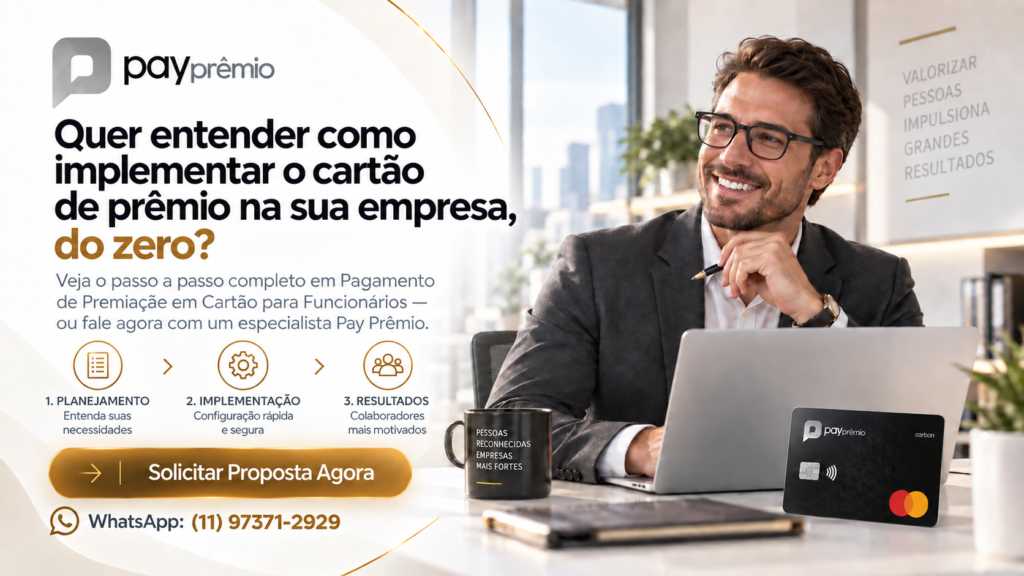 Prêmio em Cartão