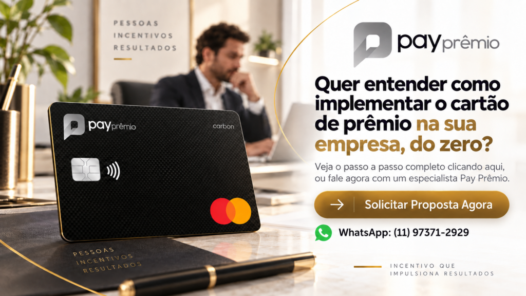 Prêmio em Cartão