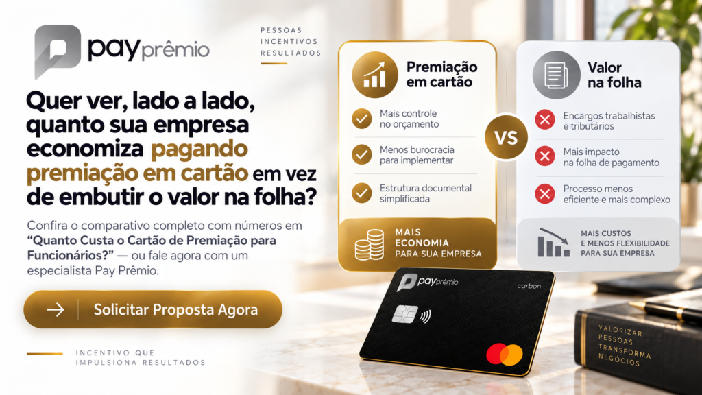 Como Pagar Prêmio para Funcionários