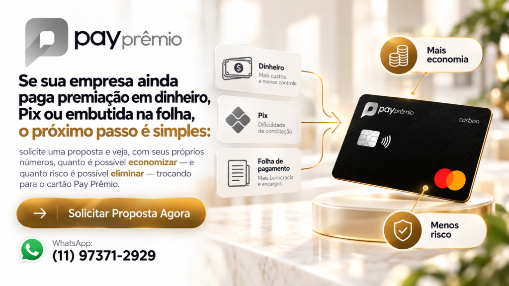 Como Pagar Prêmio para Funcionários
